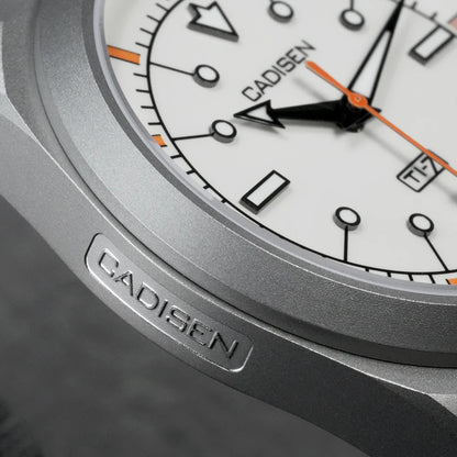 CADISEN TI-7 Autodyne Men’s Automatic Watch  Titanium Case, Miyota 8215, Sapphire Crystal & 100M Waterproof