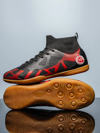 2026 New Professional Indoor Flat-Bottomed Football Shoes Teenagers Durable Comfortable Training Shoes Adult Non-Slip Soccer Shoes