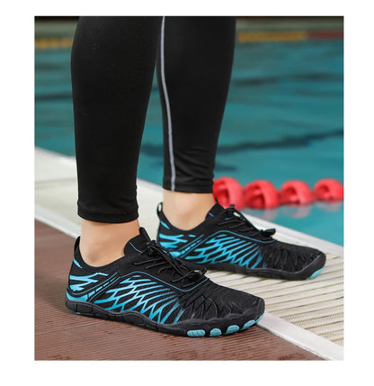 Scarpe da acqua da uomo, scarpe da spiaggia da donna, scarpe aqua da indossare a piedi nudi, scarpe da nuoto ad asciugatura rapida, scarpe da sport per guado, scarpe da canottaggio, pesca e surf