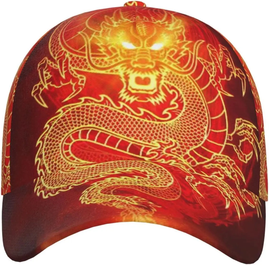 „Dragon Snapback“ kepurė, vyriškos beisbolo kepurės, vyriškos saulės kepurės, reguliuojamos „Cool Trucker“ kepurės moterims ir vyrams