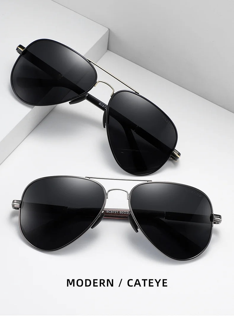 BARCUR polarizált férfi napszemüveg, pilóta napszemüveg férfiaknak, kiegészítők, vezetéshez, horgászathoz, túrázáshoz, szemüveg, Oculos, Gafas De Sol