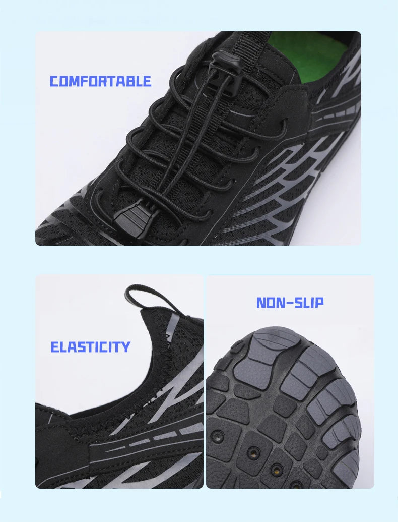 Scarpe da acqua da uomo, scarpe da spiaggia da donna, scarpe aqua da indossare a piedi nudi, scarpe da nuoto ad asciugatura rapida, scarpe da sport per guado, scarpe da canottaggio, pesca e surf