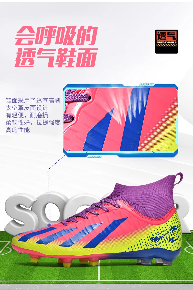 Double Star 2026 New Low-Top AG Football Boots Ultralight Professional Outdoor Men's Soccer Cleats Size 35-45