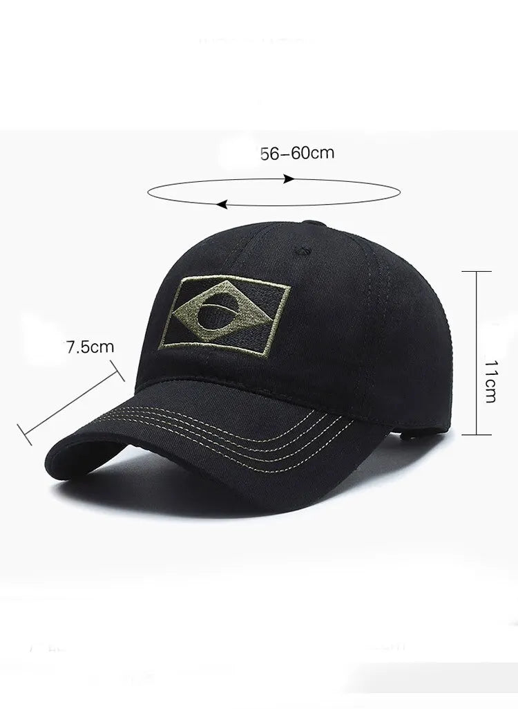 Outdoor Sports Baseball Cap Men'S Camouflage Cap, Middle And Young Men'S Casual Sun Protection Hat Brazilian Hat
