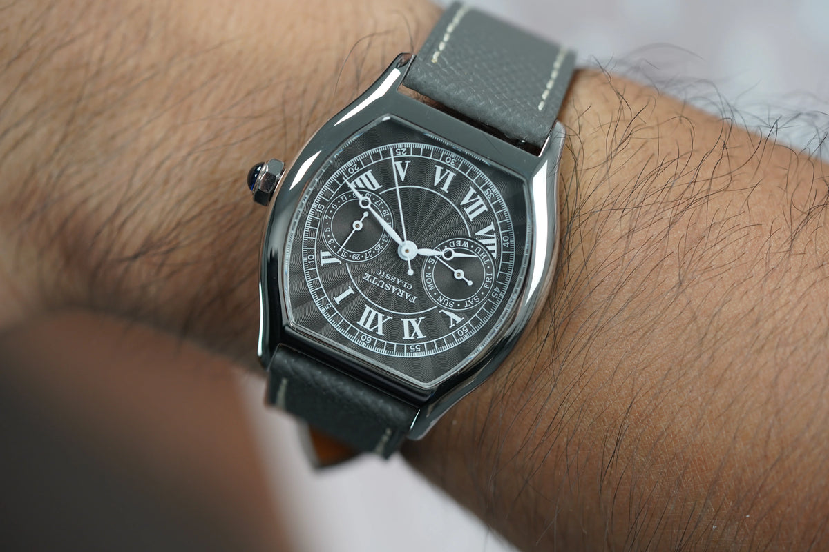 FARASUTE 36 mm-es luxus retro férfi kvarcóra VH64 szerkezetű, rozsdamentes acélból készült sportos divatóra zafírüveggel, vízálló Relogio