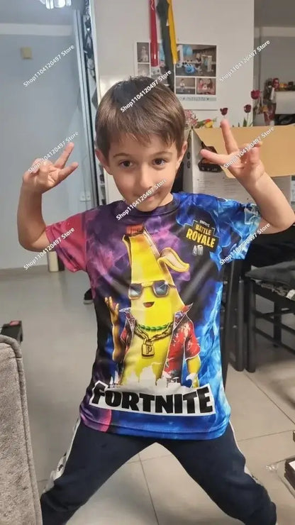 Sudaderas con capucha para niños y niñas Fortnite, sudadera infantil 3D, Battle Royale, sudaderas para hombre, moda de otoño, ropa infantil