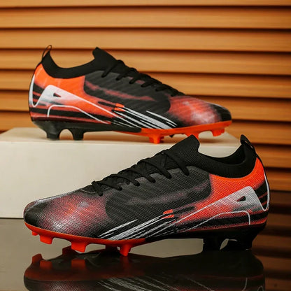 New Men's Soccer Shoes Society Professional Grass Training Original Futsal Sneaker Cleats Indoor Non-Slip Football Field Boots 2025