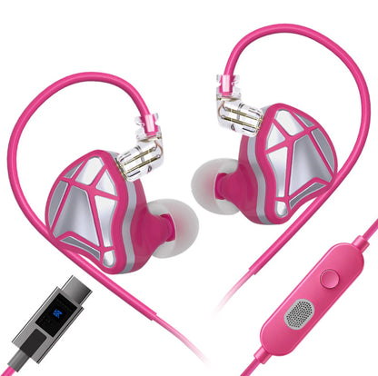KZ Nouveaux écouteurs intra-auriculaires Axas FPS pour le jeu, avec DSP réglable professionnel, réduction de bruit, câble 2 broches détachable, écouteurs ergonomiques pour e-sport