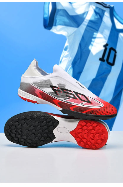 Chaussures de football pour hommes, neuves, pour terrain gazonné, professionnelles, originales, résistantes, décontractées, chaussures de football de qualité supérieure, ultralégères