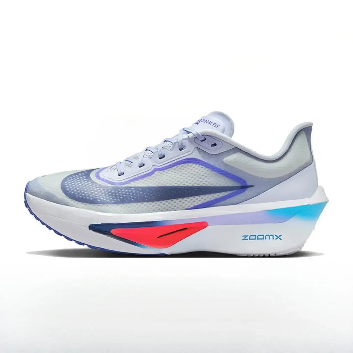 „Nike Zoom Fly 6“ vyriški bėgimo bateliai su „Zoom“ amortizacija, lengvi, greitai reaguojantys, su energijos grąžinimu, skirti maratono treniruotėms FN8454-001