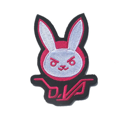 Patch autocolant brodat Overwatch D.Va Magic Arm pentru cosplay, rucsac și îmbrăcăminte, decal decorativ, merchandise pentru fani, cadouri