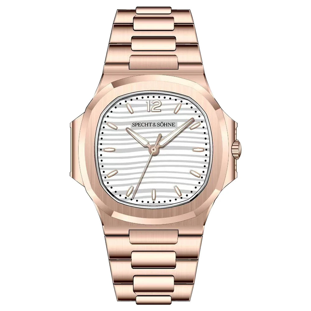 2026 New Specht & Söhne Luxury 40MM Quartz Watch For Men Super Slim Steel Sapphire Crystal 50M Waterproof 5711 Classic Watch
