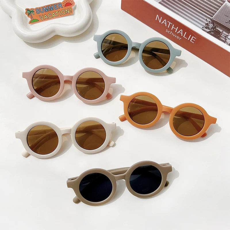 2026 Kids Personality Classic Outdoor Sun Protection Sunglasses Boys Girls Colors Protect Eyes Baby UV400 Sunglasses Children