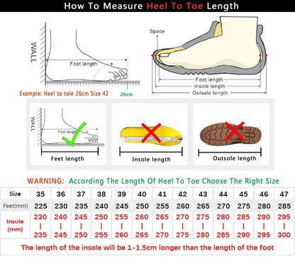 Fashion Platform Men's Running Shoes Trendy Casual Knit Breathable Orange Sneakers Men Outdoor Sports Non-slip Jogging Shoes Man