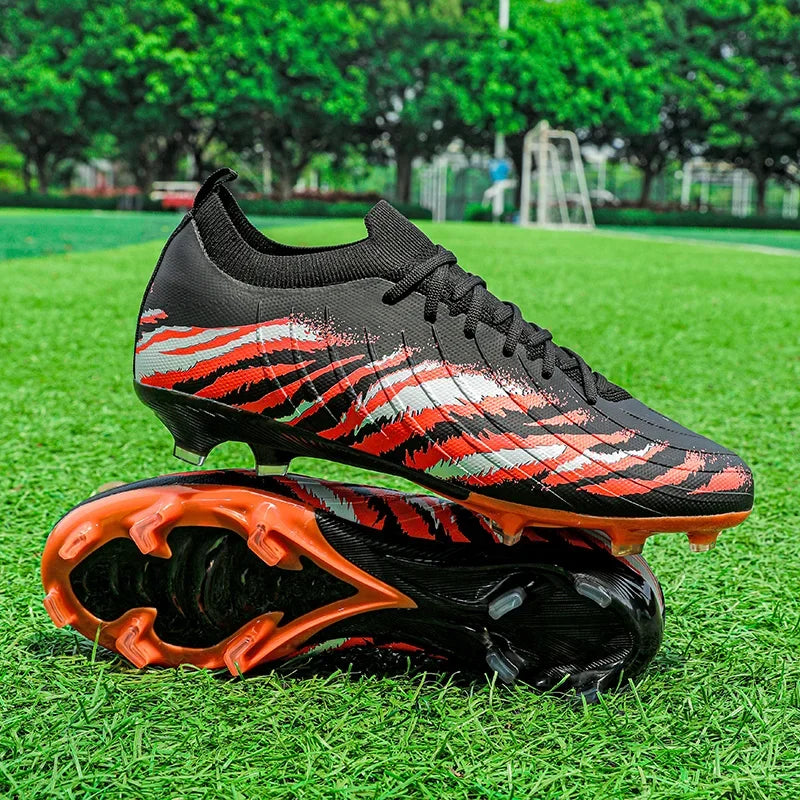 Nouveaux hommes bottes de Football Sport ultraléger antidérapant en plein air adulte crampons Match unisexe chaussures de Football confortable herbe de haute qualité