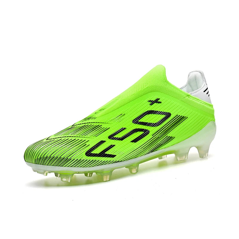 Chaussures de football F50 pour hommes, crampons d'entraînement rapides, chaussures de football antidérapantes pour extérieur, Chuteira Campo 35-45