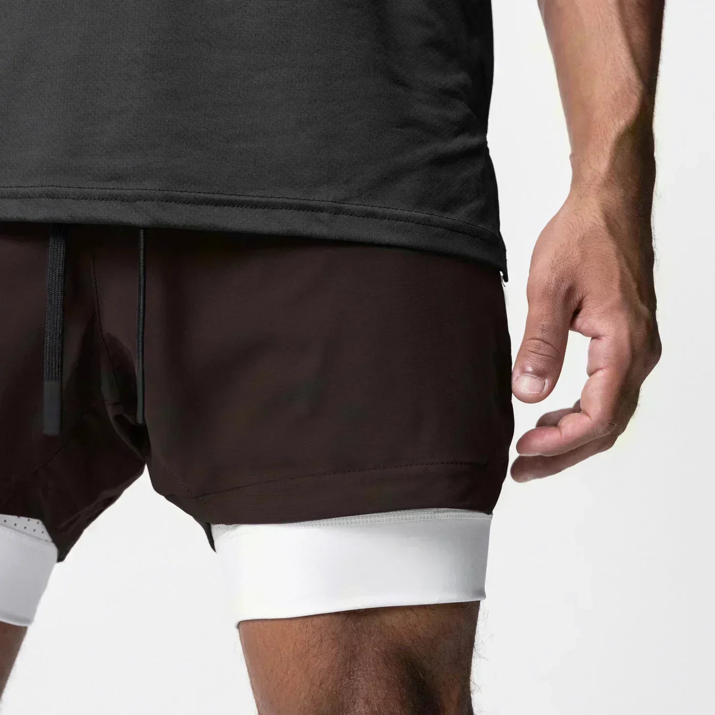 Dragon Ball Men's Shorts Double Layer 2-in-1 Shorts Vegeta Japan Anime Summer Autumn Quick-Drying Fake Two-piece Sports Shorts