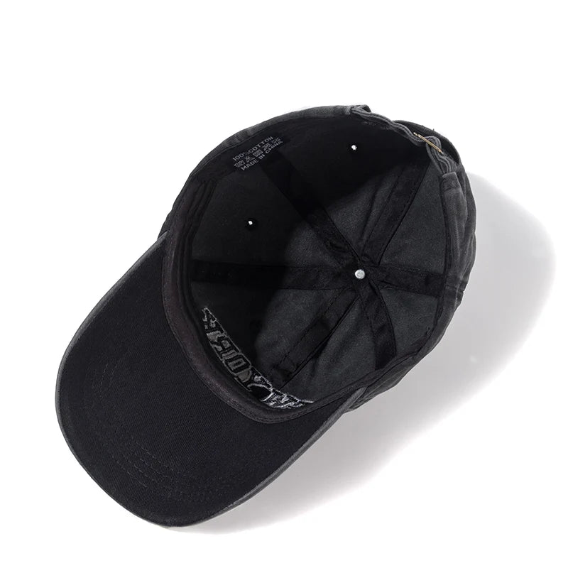 2024 New York Washed Cotton Cap For Men Women Gorras Snapback Caps Baseball Caps Sun protection Casquette Dad Hat Outdoors Cap