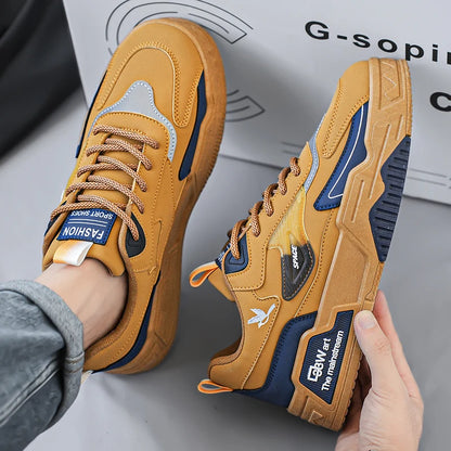 Men's skate shoes, casual sports shoes, men's street fashion casual shoes, light, comfortable, versatile and suitable for all se