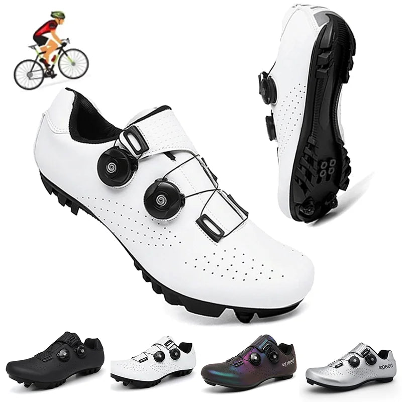 Men’s Cycling Shoes Suitable for Mountain Sports Pedal Self-Locking Women’s MTB Cycling Shoes Breathable Cycling Shoes