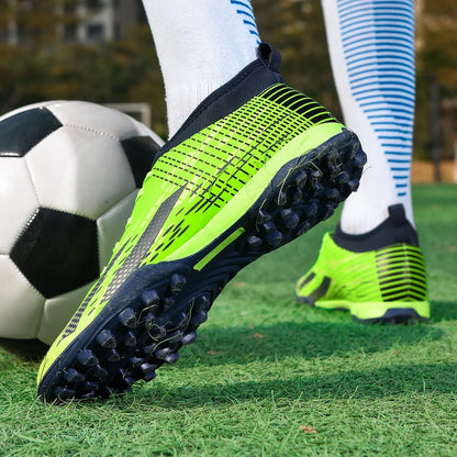 Men Professional Football Shoes Society TF/FG Soccer Shoes Cleats Original Indoor Football Field Boots Grass Training Sneakers