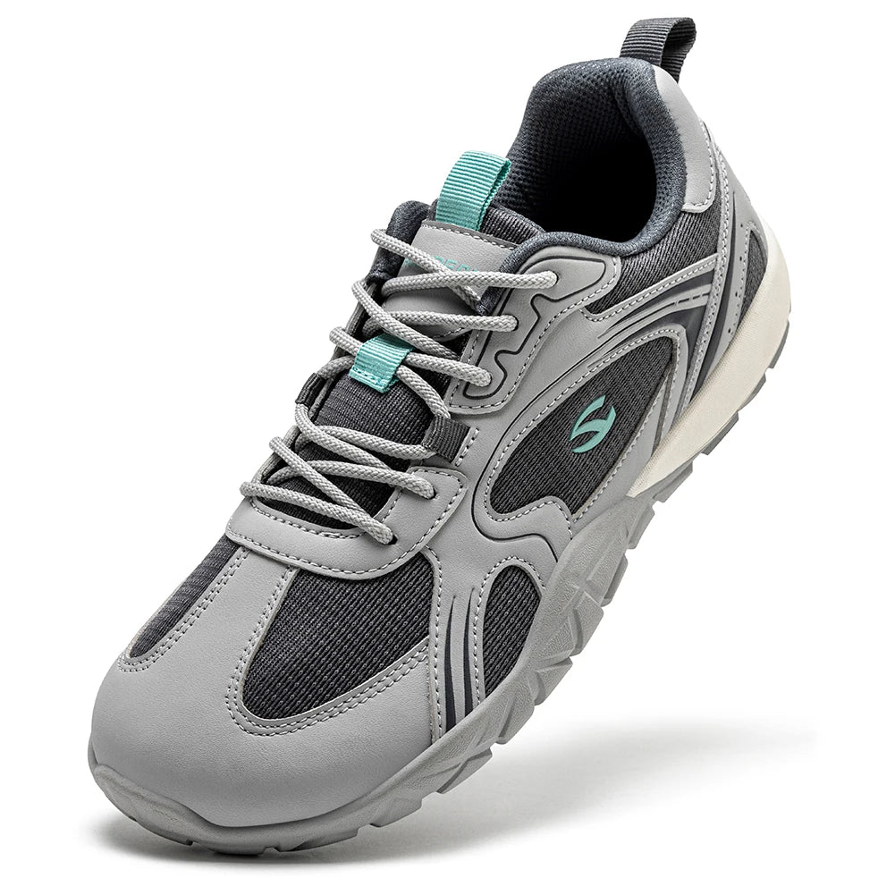 HOBIBEAR Chaussures minimalistes rétro à bout large pour hommes et femmes, idéales pour la marche, la randonnée et la course à pied
