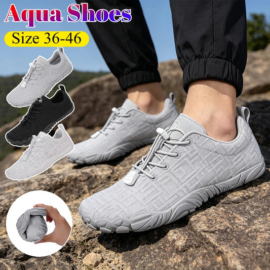 Unisex Water Shoes Quick Drying Lightweight Aqua Shoes Barefoot Beach Shoes Casual Wading Shoes for Water Sports Water Shoes