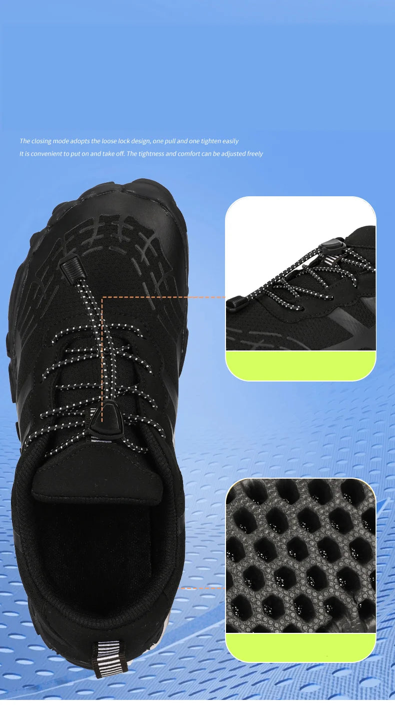 Couple Outdoor Sports Aqua Shoes, Barefoot Shoes, Quick-Dry Beach Swimming Fitness Wading Hiking Cycling Water Sneakers Shoes