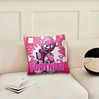 Game F-Fortnite Kissenbezug, dekorativer Kissenbezug für Zimmer, Zuhause, Sofa, Wohnzimmer, Büro und Auto, nordische Schlichtheit