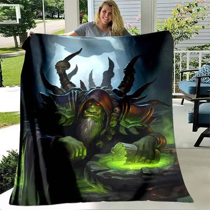 3D World of Warcraft pattern printed blanket bedroom living room home decor picnic blanket child room bed blankets birthday gift