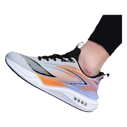 Men's breathable running shoes summer hot sale of the season, casual sporty fish thread soft bottom thick heel cross-border style