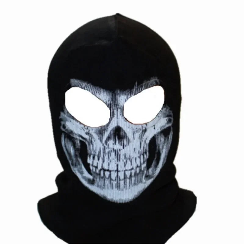 Unisex Ghost Print Skull Motorcycle Face Mask War Game Call Of Duty MWII 2022 COD Ghost Simon Riley Balaclava Mask For Adult