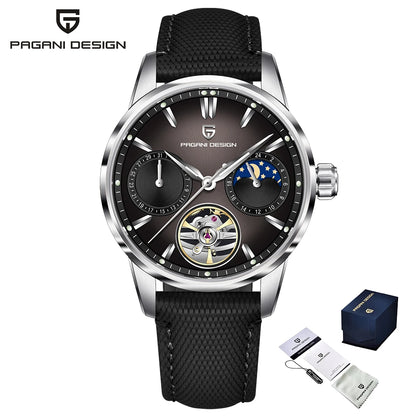 Pagani Design men’s watch, new model, luxury automatic mechanical watch, 41 mm, stainless steel, water-resistant to 10 bar, ‘racer’ style