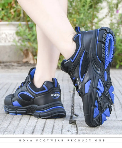 BONA new designers running shoes breathable outdoor sports shoes women lightweight sneakers ladies comfort athletic shoes