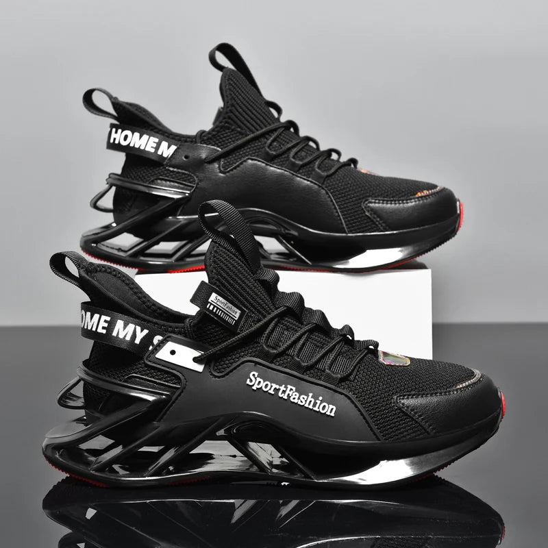 Chaussures de course respirantes pour hommes, baskets pour hommes, mocassins à la mode, chaussures de tennis décontractées, course d'entraînement, luxe