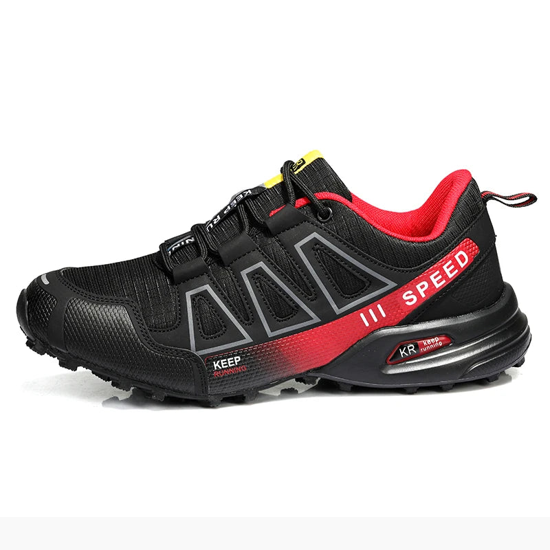 Men Cycling Shoes Outdoor Mountain Cross-Country Cycling Shoes Men Non-Slip Wear-Resistant Cycling Training Shoes Hiking Shoes