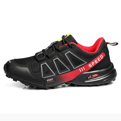 Men Cycling Shoes Outdoor Mountain Cross-Country Cycling Shoes Men Non-Slip Wear-Resistant Cycling Training Shoes Hiking Shoes