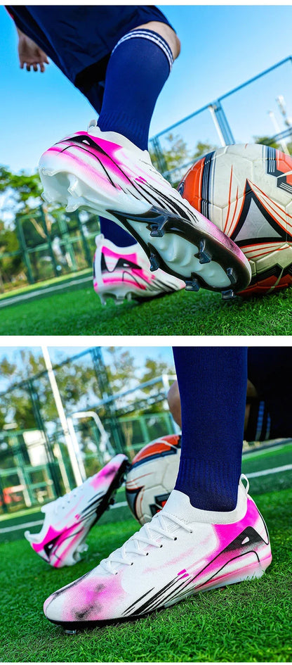 Chaussures de Football antidérapantes pour hommes, baskets d'entraînement FG de qualité supérieure, bottes de Football, crampons, vente en gros, livraison directe, unisexe pour adultes, nouvelle collection