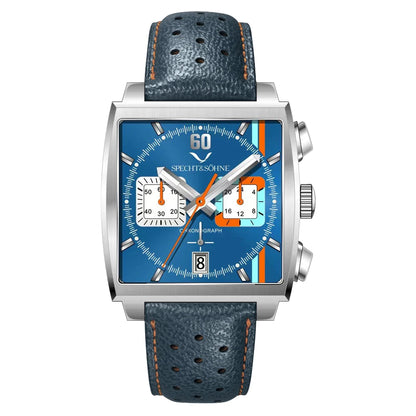 Specht&Sohne Men's Watch Luxury Brand Waterproof Stainless Steel Leather Japan VK Multifunctional Quartz Watch Religio Masculino