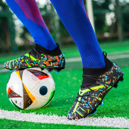 Professionele voetbalschoenen voor heren, ademend mesh, antislip voetbalschoenen, snelle sneakers, modieuze voetbalschoenen voor kunstgras voor heren
