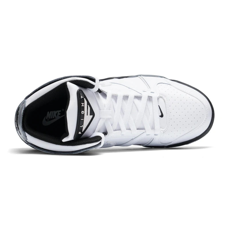 Nike Air Flight Falcon 397204-102, baskets de basketball rétro pour hommes, chaussures montantes en cuir avec coussin d'air, chaussures de ville.