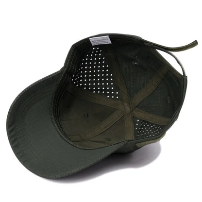 Athletic casual breathable camouflage baseball cap for men, military fan sun hat tactical hat military training hat bucket hat