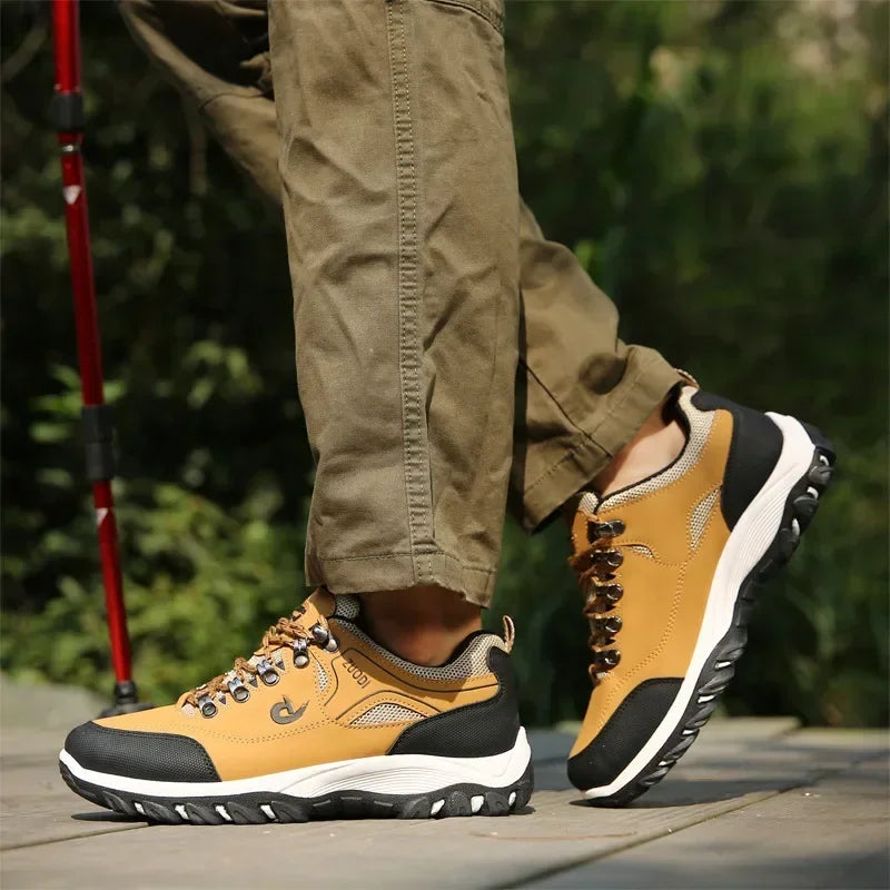 Bottines décontractées pour hommes, confortables, idéales pour les activités de plein air, avec semelle plateforme, légères, parfaites pour les randonnées et les voyages, pointure 48.