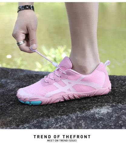 Couple Outdoor Sports Aqua Shoes, Barefoot Shoes, Quick-Dry Beach Swimming Fitness Wading Hiking Cycling Water Sneakers Shoes