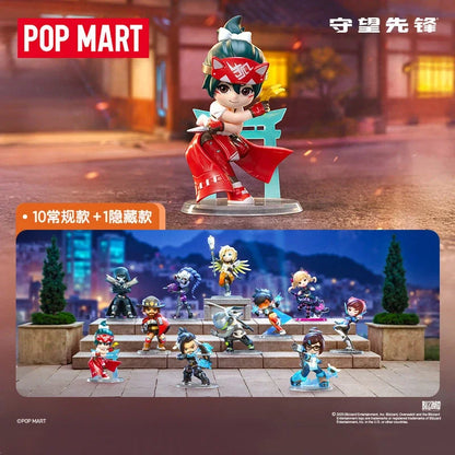 POP MART Overwatch Play of The Game Series originali akloji dėžutė, staigmenos paslaptinga dėžutė, mielos anime veiksmo figūrėlės, dekoracijos ir figūrėlės