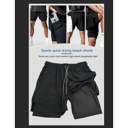 Short double épaisseur imprimé sur le côté « Dragon Ball Anime GOKU », pantalon d'été américain pour homme, style sportif, ample et respirant
