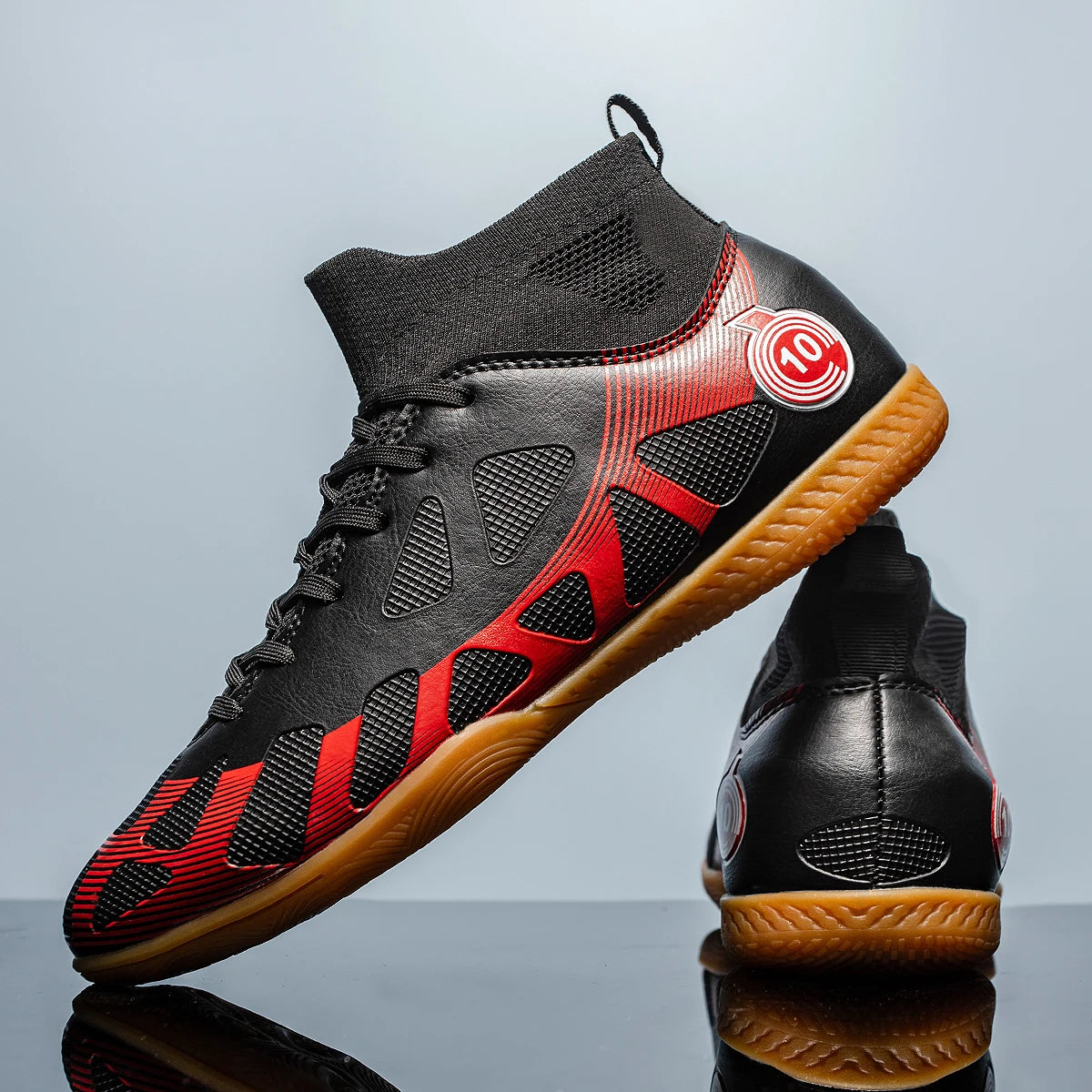 2026 New Professional Indoor Flat-Bottomed Football Shoes Teenagers Durable Comfortable Training Shoes Adult Non-Slip Soccer Shoes