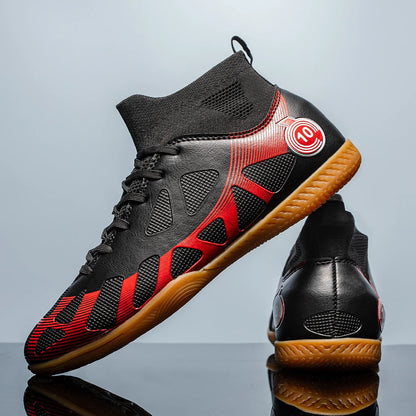 2026 New Professional Indoor Flat-Bottomed Football Shoes Teenagers Durable Comfortable Training Shoes Adult Non-Slip Soccer Shoes