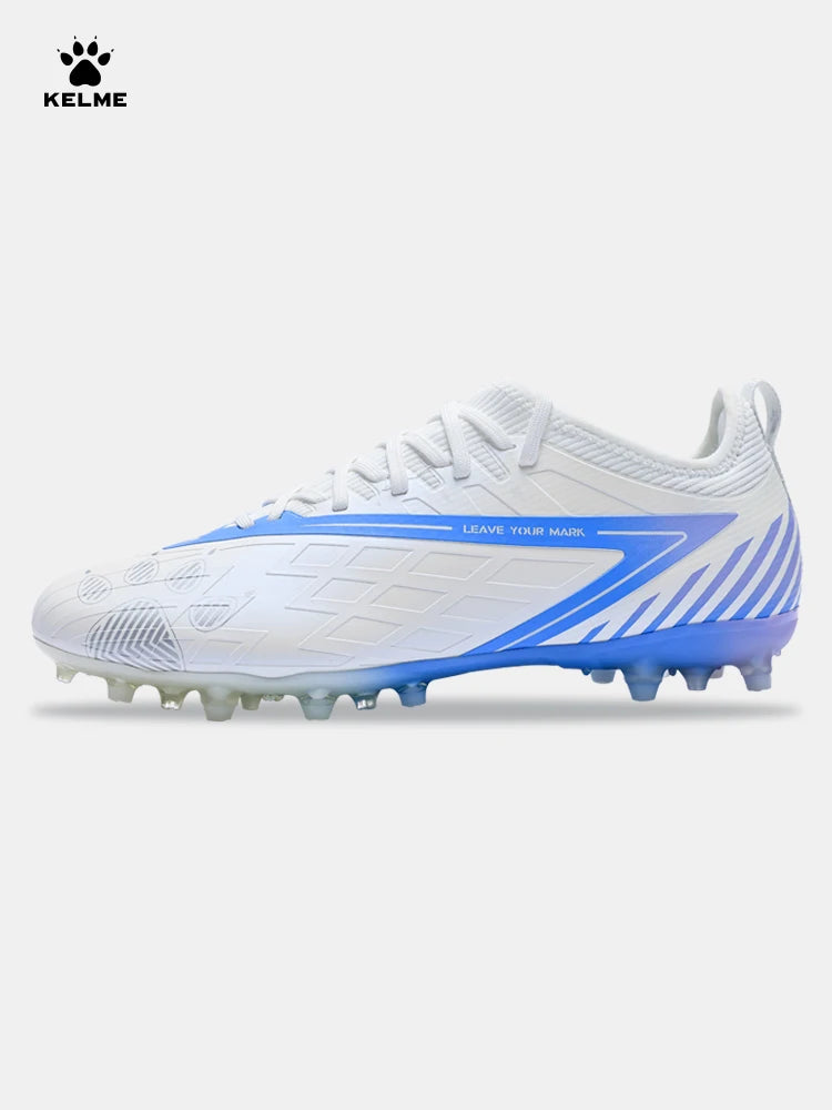 Kelme Football Shoes Men's Glimpse MG Adult Game Short Stud Football Shoes Professional Training Artificial Grass Sports Shoes