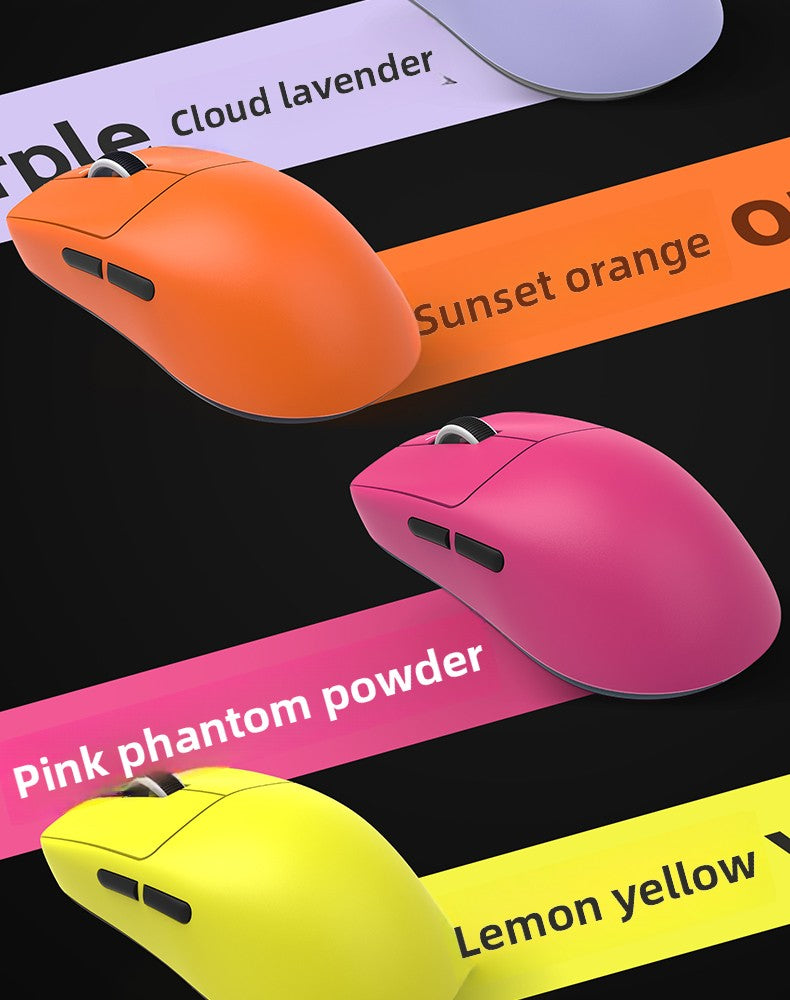 Mouse wireless ergonomico leggero VXE Dragonfly R1 con sensore PAW3395, mouse da gaming tri-mode a bassa latenza per PC, giocatori, ufficio e regalo
